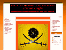 Tablet Screenshot of ksatriya-dharma.com